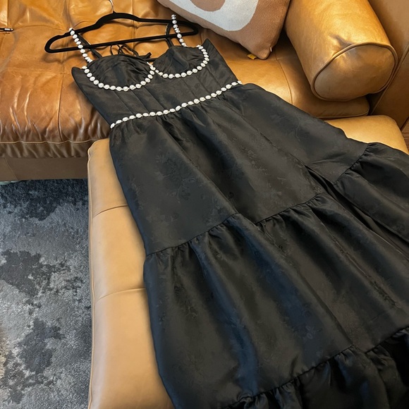 V. Chapman Black Dress - Picture 3 of 8